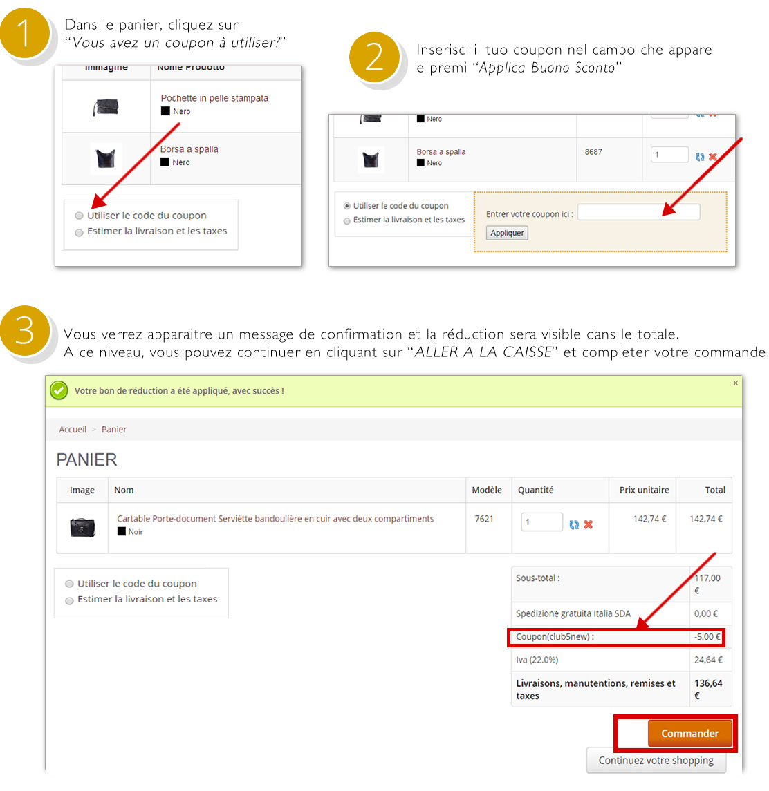 Comment utiliser Code Promo