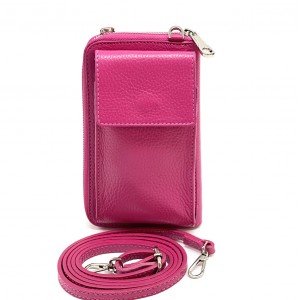 Pochette Téléphone et Portefeuille Ava en Cuir