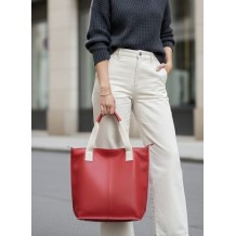 Zelina Italian Genuine Leather Tote Bag