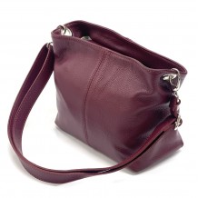 Bolso de hombro de cuero Nina