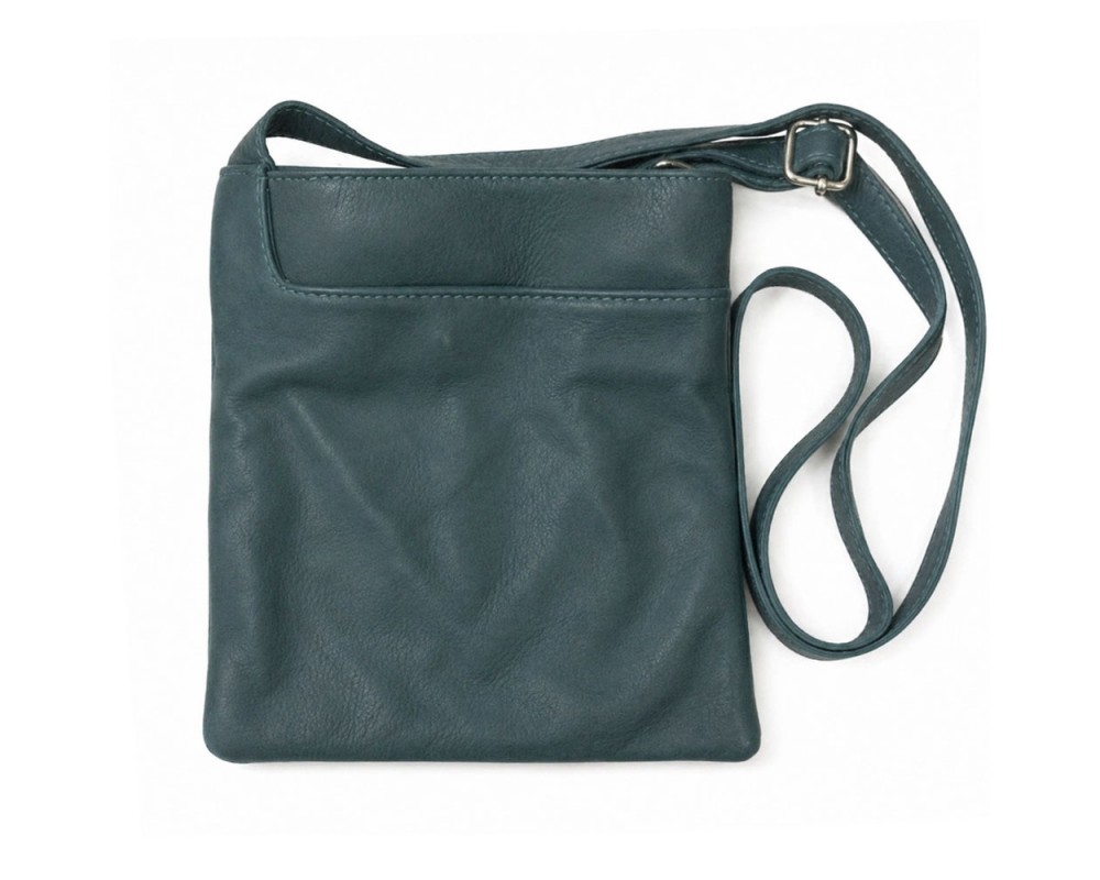 Minimal Italian Leather Crossbody Bag Final Sale Limited Stock