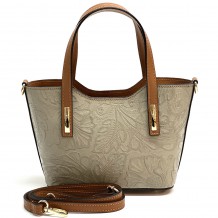 Sac à Main en Cuir Gaufré Emily Flora