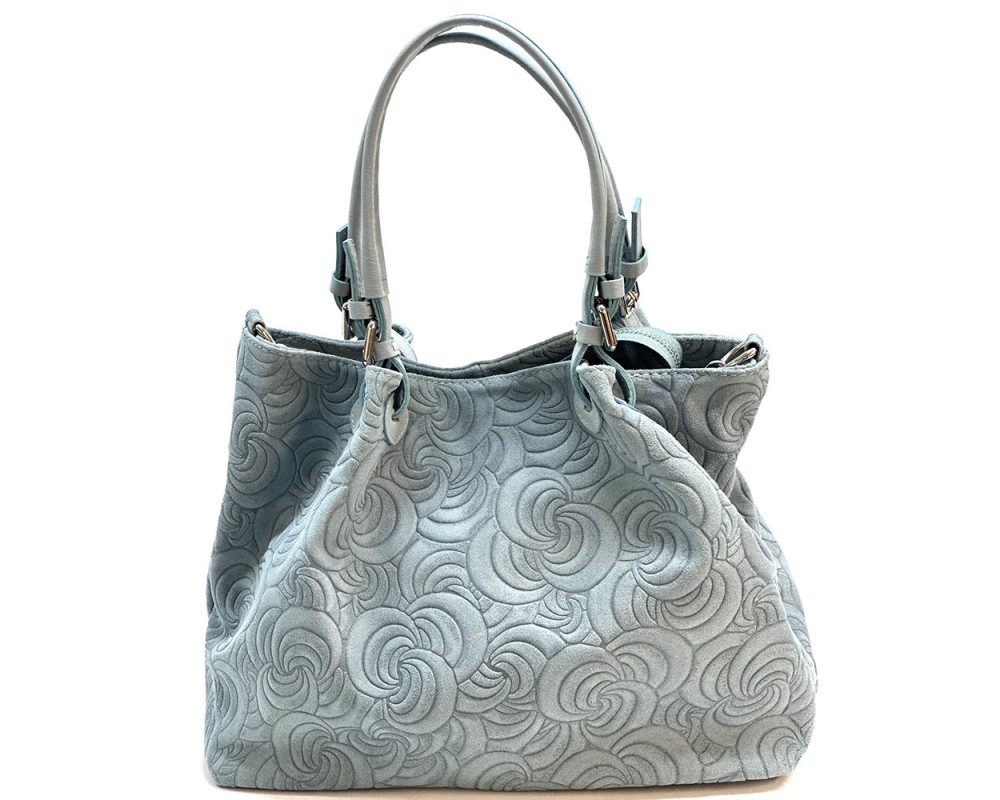 【極美品】Italian Emboss Leather Bag 定価71500円 OIL SOFT LEATHER CURVED METAL CLASP HAND BAG(FREE SIZE Black): Y's