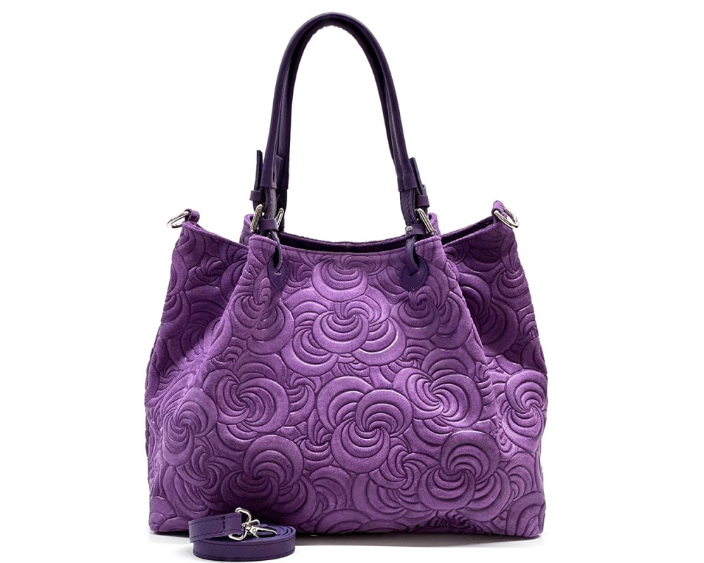 Italian Handmade Elsa Suede Leather Handbag | Multi-Color Options