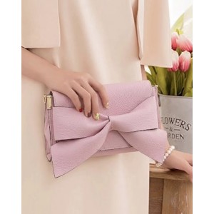 Liorenza Bow Cow Leather Crossbody Bag Liorenza Bow Cow Leather Crossbody Bag