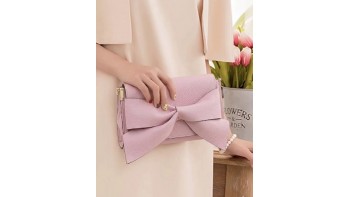 Liorenza Bow Cow Leather Crossbody Bag