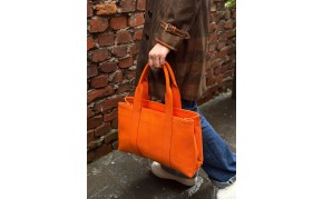 Vita Bolso de Mano de Cuero Italiano
