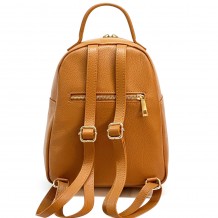 Tuscany Lederrucksack mit Steppmuster, handgefertigt in Italien