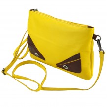 Sac bandoulière et Pochette 2 en 1 en Cuir de Veau - Derniers Stocks