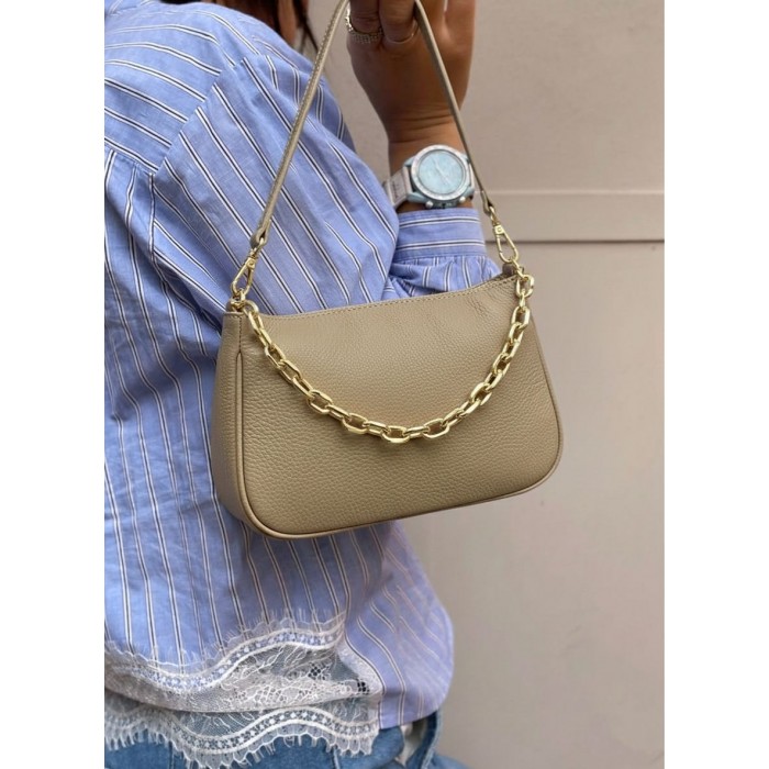 Compact Italian Leather Crossbody – Gillian Shoulder Bag