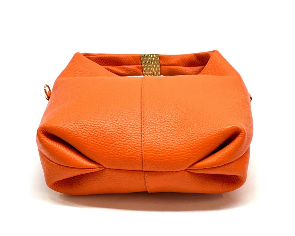 Nano Leather Handbag – Genuine Italian Leather Shoulder and