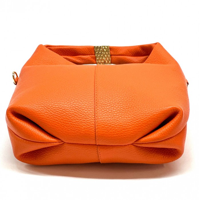 Nano Leather Handbag – Genuine Italian Leather Shoulder and