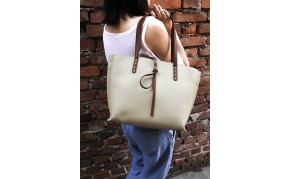 Belinda Leather Shopping Bag