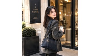Eugenia Hand-Dyed Leather Dome Satchel