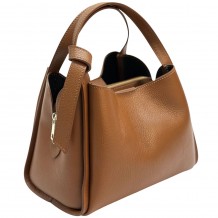 Vanessa Italian Cow Leather Structured Handbag