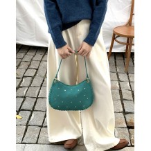 Savannah Suede Leather Shoulder Bag