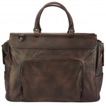 Travel bag Gennaro in vintage leather