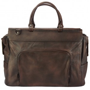 Travel bag Gennaro in vintage leather