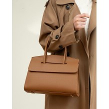 Valeria Structured Italian Leather Handbag