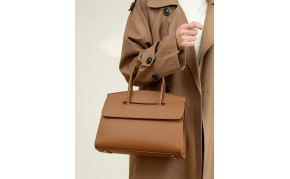 Valeria Structured Italian Leather Handbag