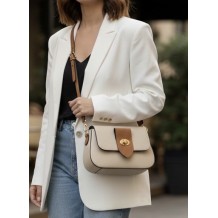 Be Exclusive Cow Leather Crossbody Bag