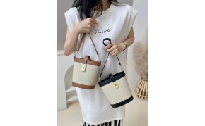Juliette Cow Leather Bucket Bag