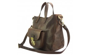 Duomo leather shoulder bag