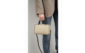 Novara Structured Cow Leather Mini Boston Bag