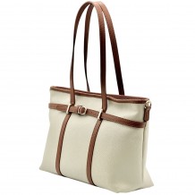 Serafita Structured Leather Tote