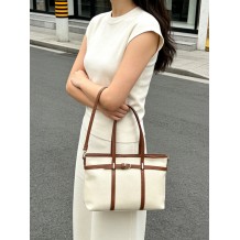 Serafita Structured Leather Tote
