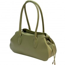Heather Italian Cow Leather Shoulder Bag