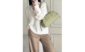 Heather Italian Cow Leather Shoulder Bag