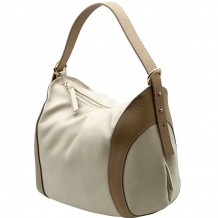 Silvia Cow Leather Shoulder Bag