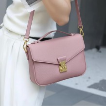 Venezia Structured Leather Crossbody Bag