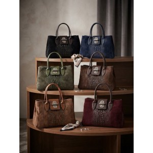 Alberta Structured Suede Satchel Alberta Structured Suede Satchel
