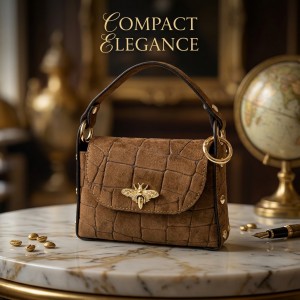 Virginia Borsa Mini in Pelle Scamosciata