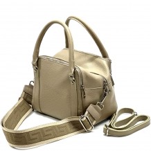 Maica Leather Boston Bag