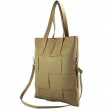 Leather shoulder bag - Stock