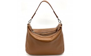 Assunta leather shoulder bag