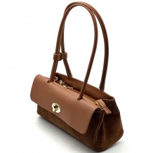 Borsa a spalla East-West in pelle Vivienne