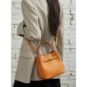 Nives Italian Leather Top Handle Bag Nives Italian Leather Top Handle Bag