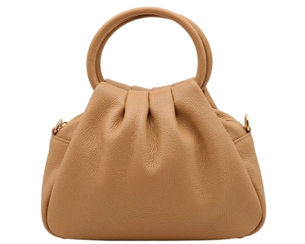 Velmora Italian Leather Top Handle Crossbody Bag Made in Italy