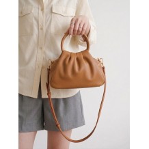 Velmora Italian Leather Top Handle Bag