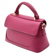Maristella Italian Cow Leather Mini Top Handle Bag