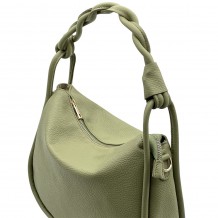 Alina Italian Leather Hobo Bag