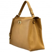 Elowen Bolsa de Mão em Pele Suave Estruturada