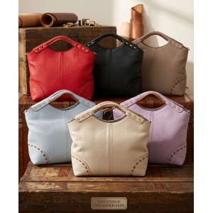 Calviera Soft Cow Leather Shoulder Bag