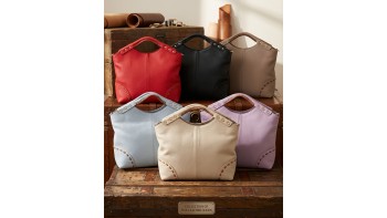 Calviera Soft Cow Leather Shoulder Bag