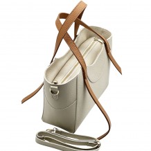 Serilda Italian Cow Leather Structured Shoulder Bag