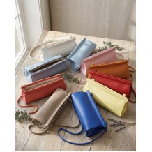 Eliora Sac Baguette Convertible en Véritable Cuir